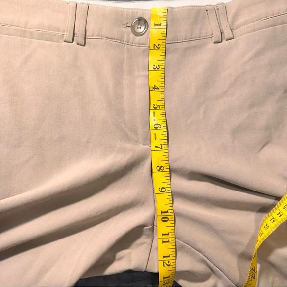 Counterparts Womens Business Casual Pants Sz 8 Tan Straight Leg Formal Work Pant - Picture 11 of 11
